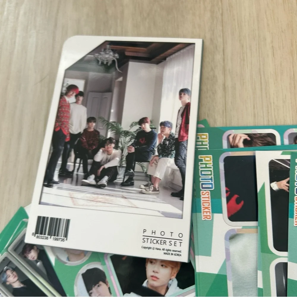 BTS Soobin Yeonjun Bag Charm 16 Piece Sticker Set Tomorrow X Together Sega Korea - Picture 4 of 6